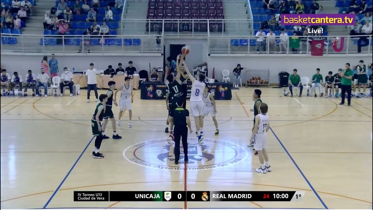 U13M- UNICAJA vs REAL MADRID. Semifinal 1-Torneo Preinfantil 