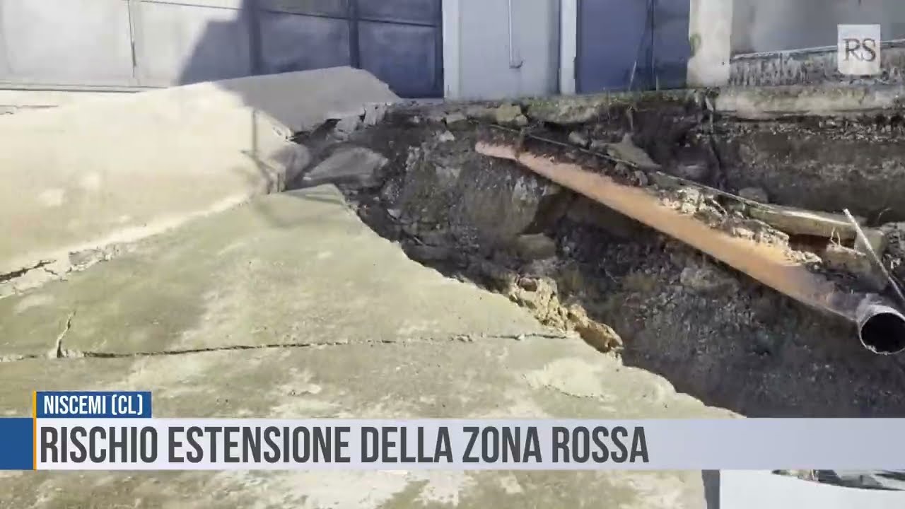 Niscemi: rischio estensione della zona rossa