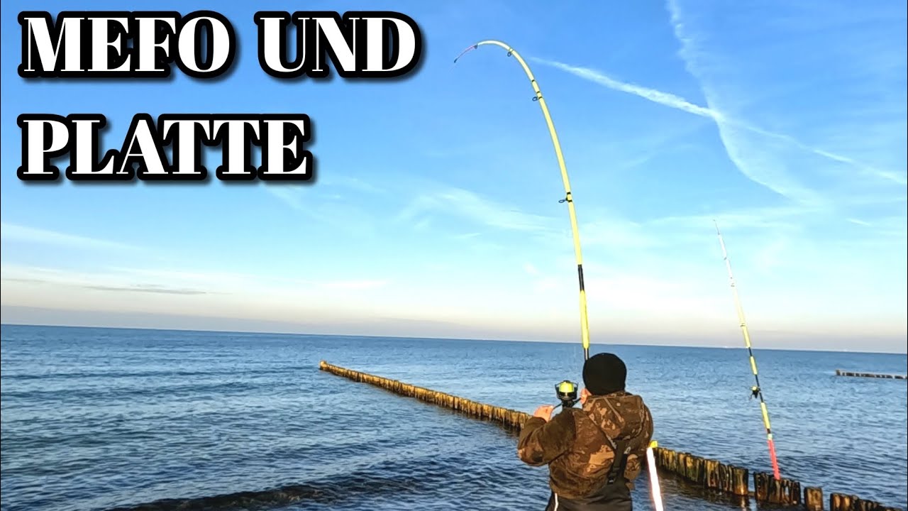 Erfolgreich angeln an der Ostsee auf Plattfisch und Meerforelle.  Brandungsangeln im Dezember 2025
