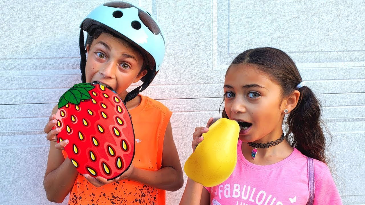 ВЕСЕЛЕ ПРИЧЕ о чекању у реду и воћни изазов 🍉🎈 са Хајди и Зиданом