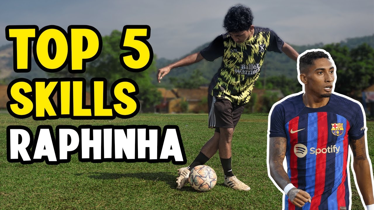 MUDAH! 5 SKILL GOCEKAN MELEWATI LAWAN ALA RAPHINHA | Tutorial Sepak Bola