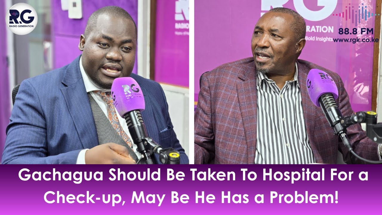 Gachagua Should Be Taken To Hospital For a Check-up, May Be He Has a Problem!