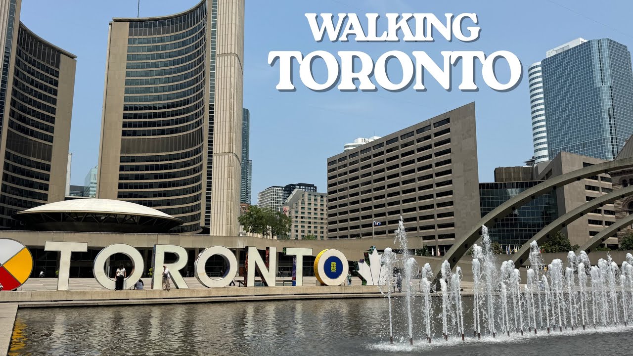 WALKING TORONTO Downtown 🇨🇦CANADA 