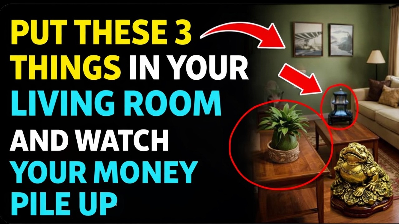 Разместите эти 3 вещи в своей гостиной, и деньги будут течь рекой (большинство семей этого не зам...