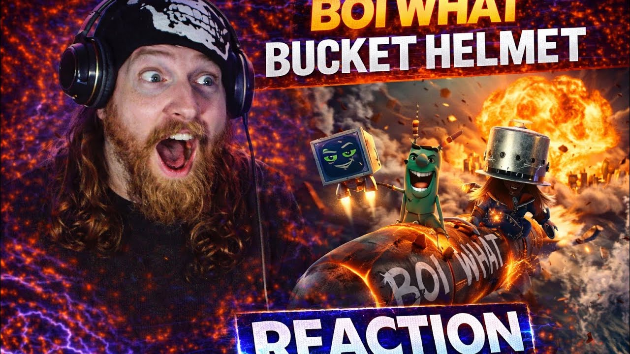 PLANKTON GET’s REVENGE Boi What - Bucket Helmet [REACTION] !!