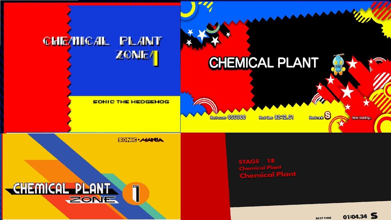 Chemical Plant Zone - Sonic the Hedgehog 2/Generations/Mania/Forces.