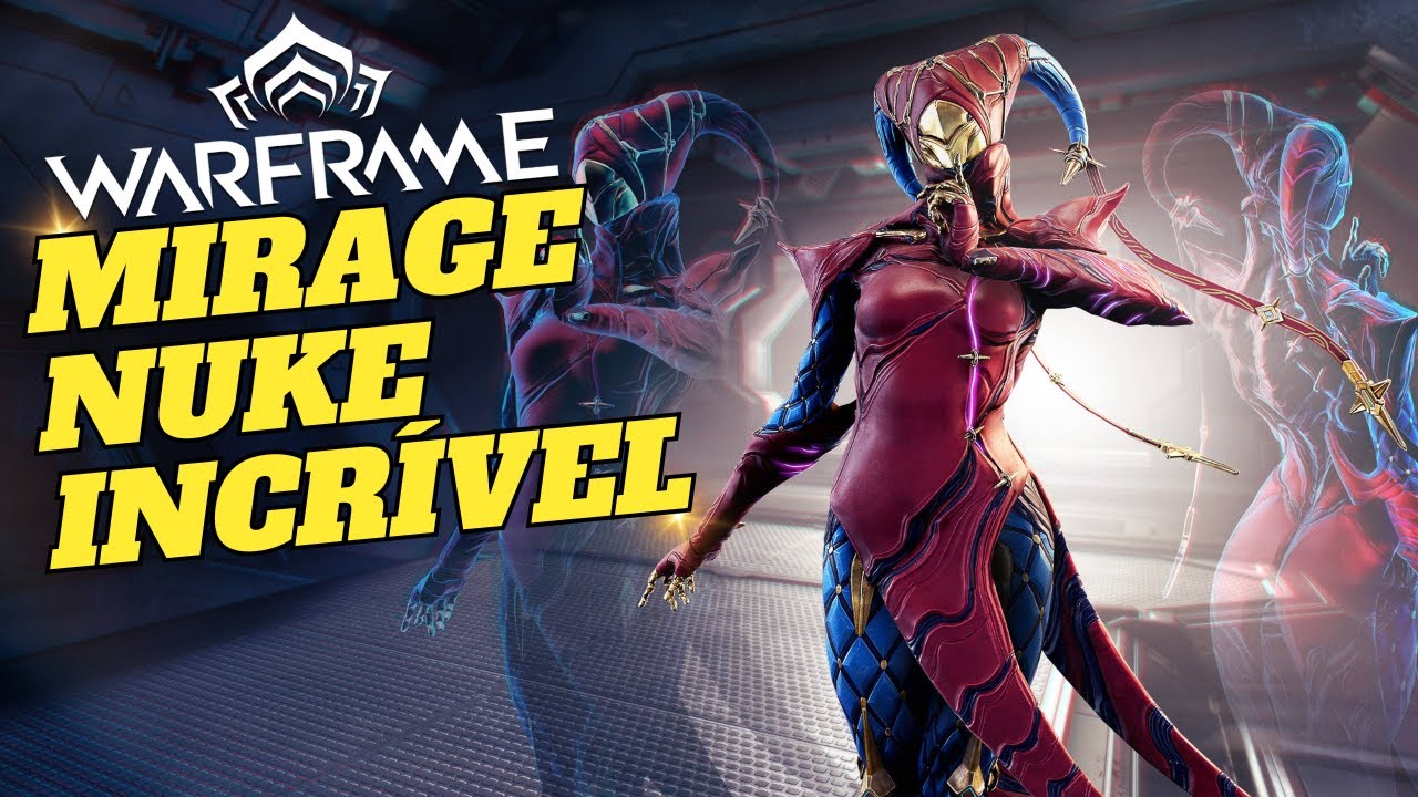 Mirage Prime Nuke Build (Warframe Gameplay)