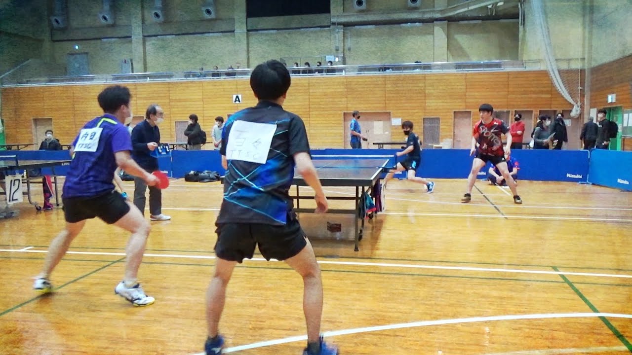 【準決勝】関東と関西の強豪校ペアにカットマンダブルスが挑む
