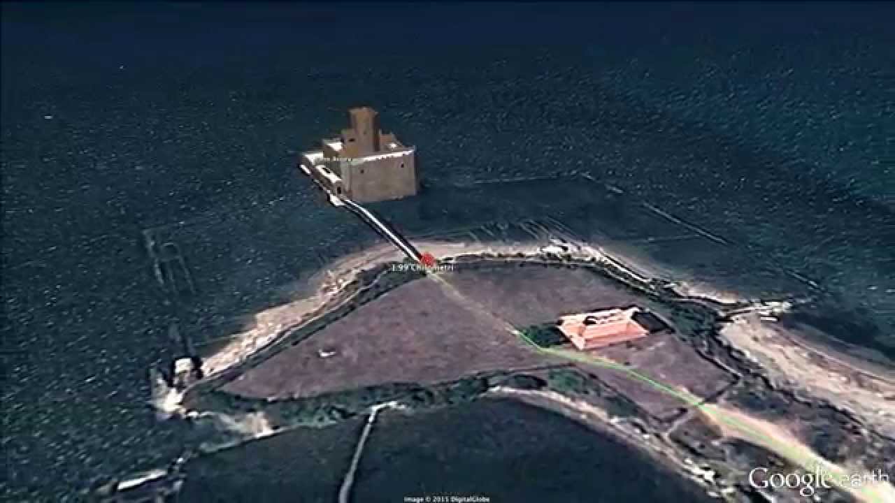 Torre Astura, tour dal satellite