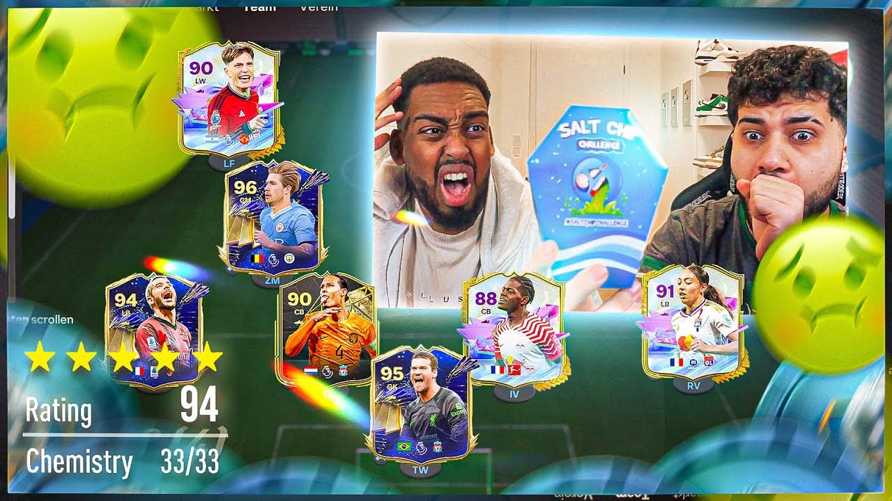 VERLIERER muss SALTCHIP ESSEN vs HAMEDLOCO🤢🧂| FUT DRAFT CHALLENGE EA FC 24