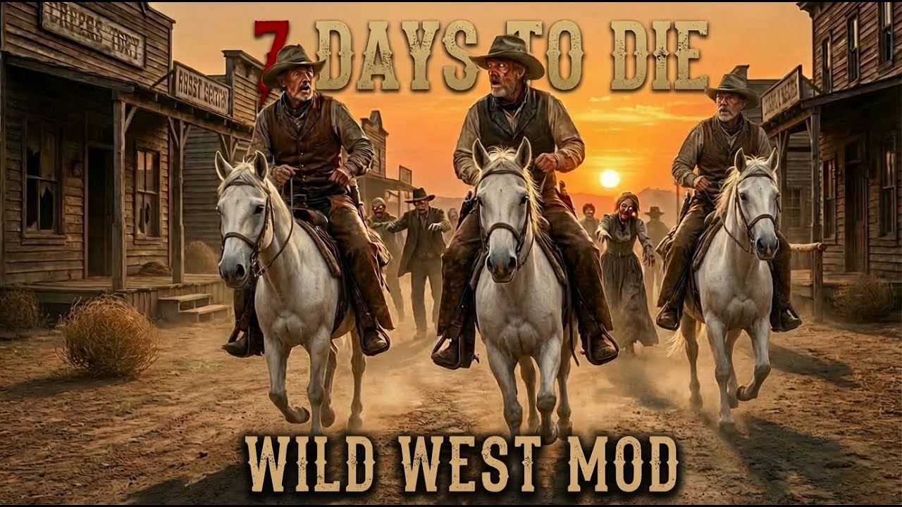 7 DAYS TO DIE WILD WEST MOD WITH NickAttNight and RB Gaming