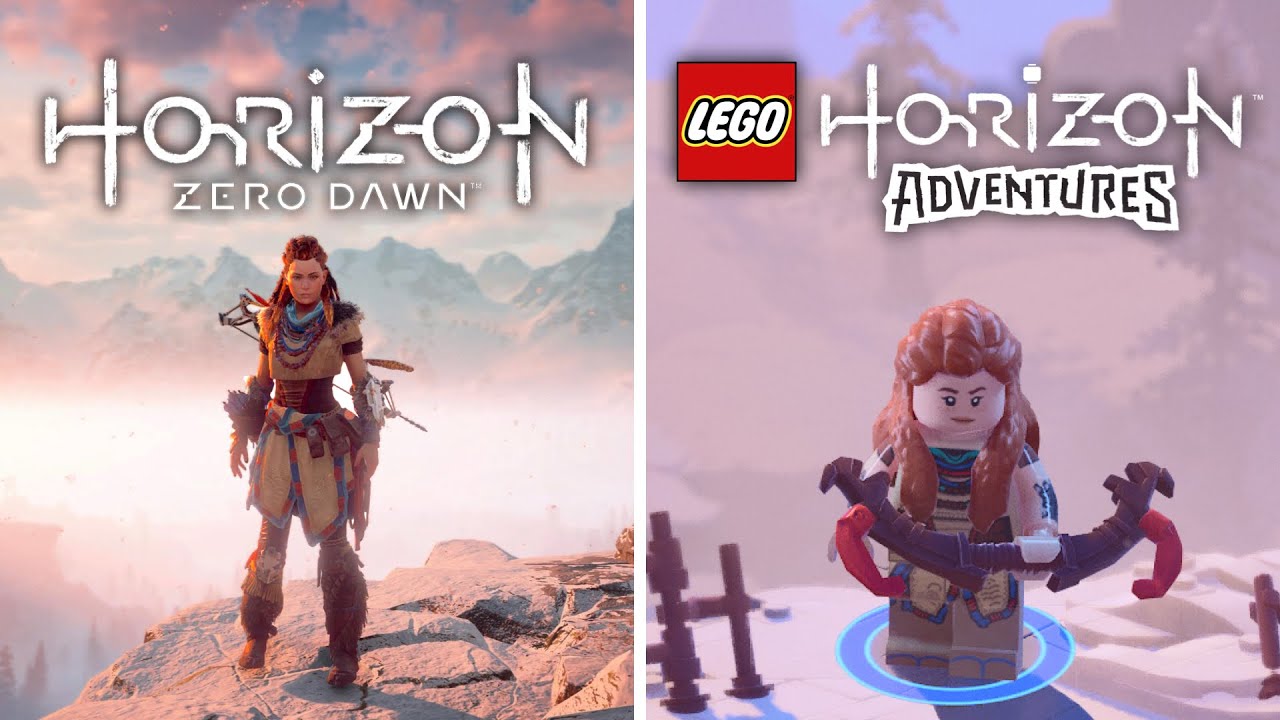 Сравнение Horizon Zero Dawn и Lego Horizon Adventures
