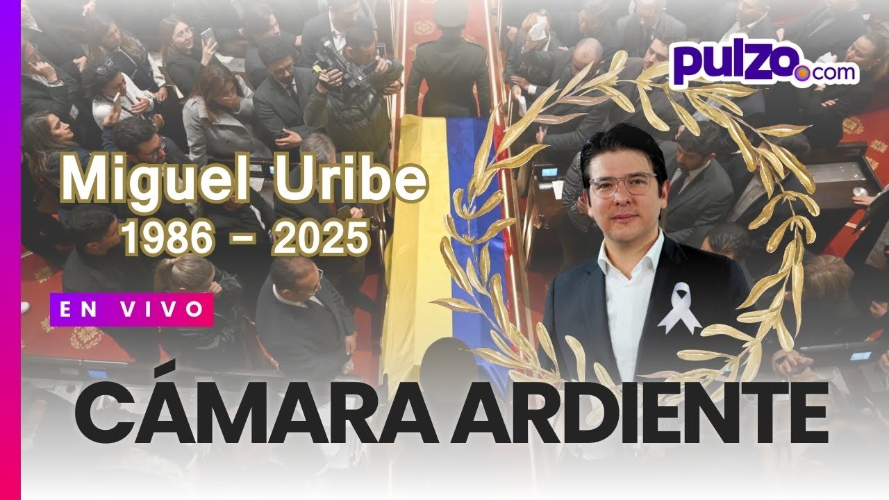 🔴 EN VIVO | Segundo día de cámara ardiente de Miguel Uribe Turbay en el Capitolio Nacional | Pulzo
