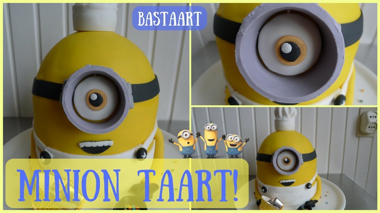 Minion taart bakken! (Despicable Me) - Bakken met Bastaart