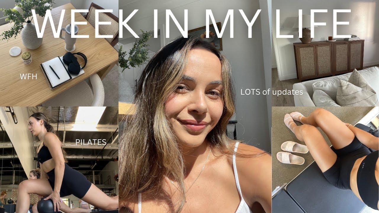 A WEEK IN MY LIFE: feeling very myself, nutritious morning smoothie, trying barre, + home updates