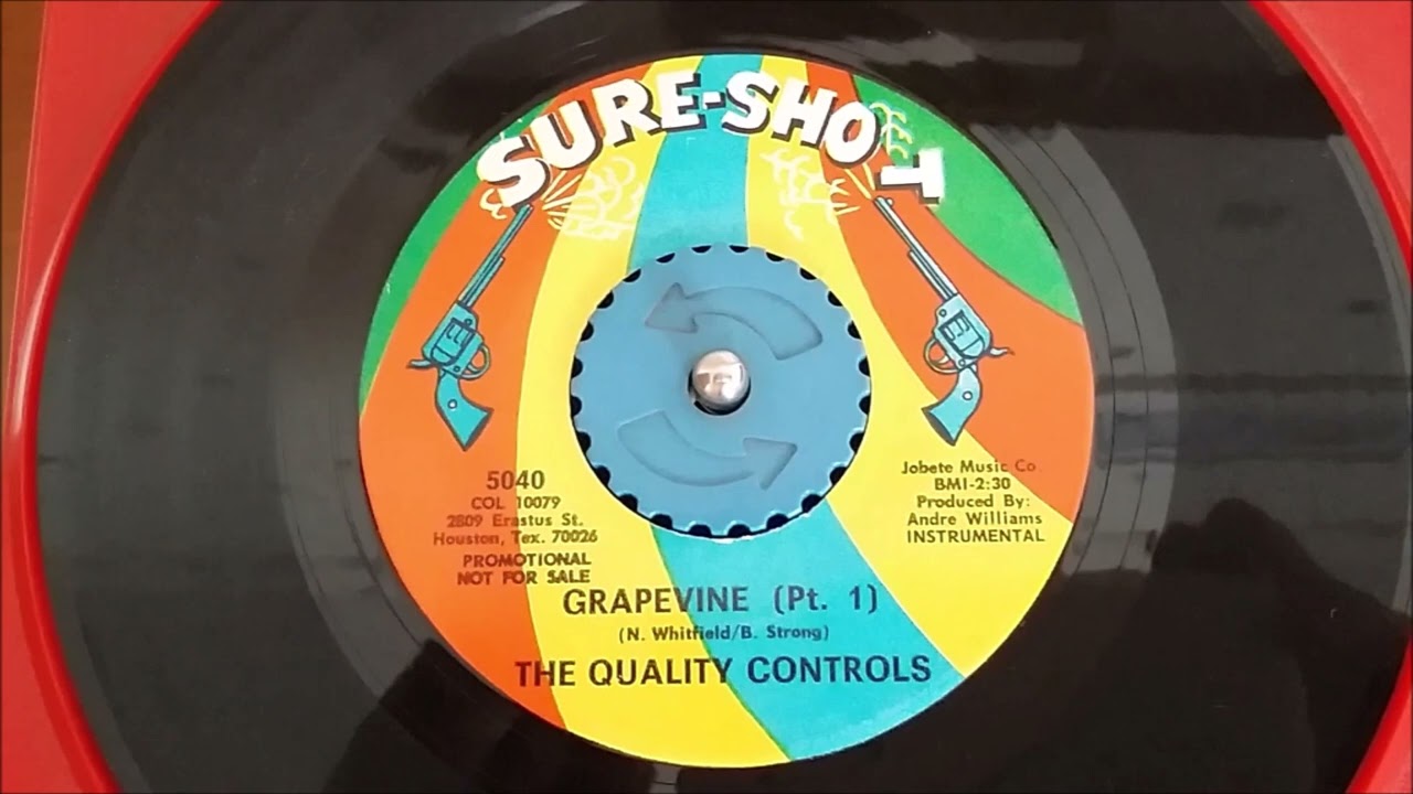 The Quality Controls ♫ Grapevine Pt 1 ♫ Sure-Shot 5040 ℗ 1968