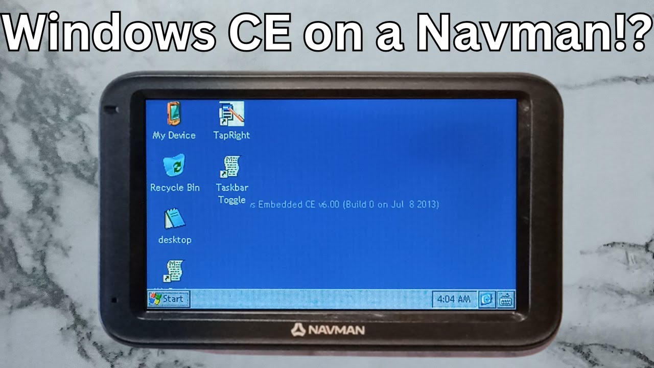 Windows CE on a Navman