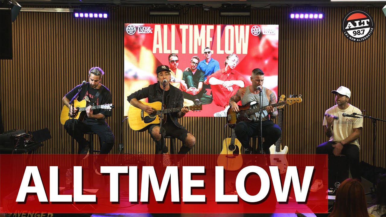 All Time Low Performs Their Hits & New Music At ALT 98.7 In Los Angeles