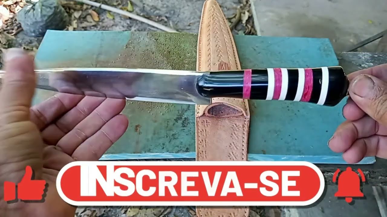 COMO COLOCAR UM CABO EM UM PUNHAL