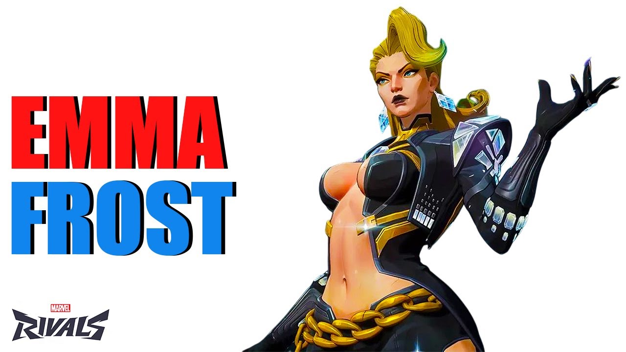 EMMA FROST - Marvel Rivals All Skins and Mvp Animations 4K