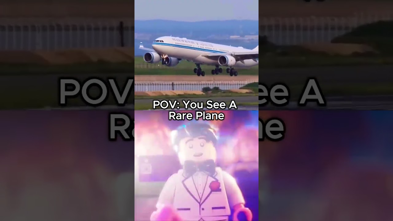 POV: You Spot a Rare Plane 