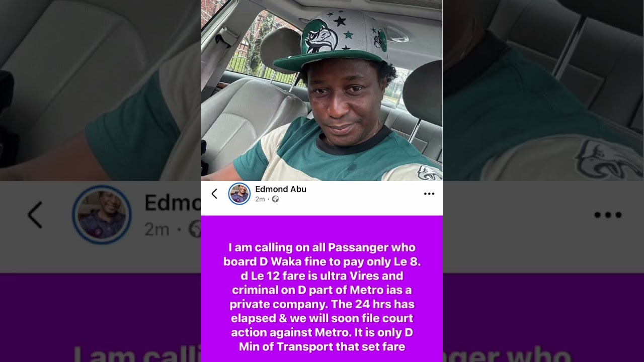Edmond Abu issued Notice to all Passengers ⛽😭🇸🇱