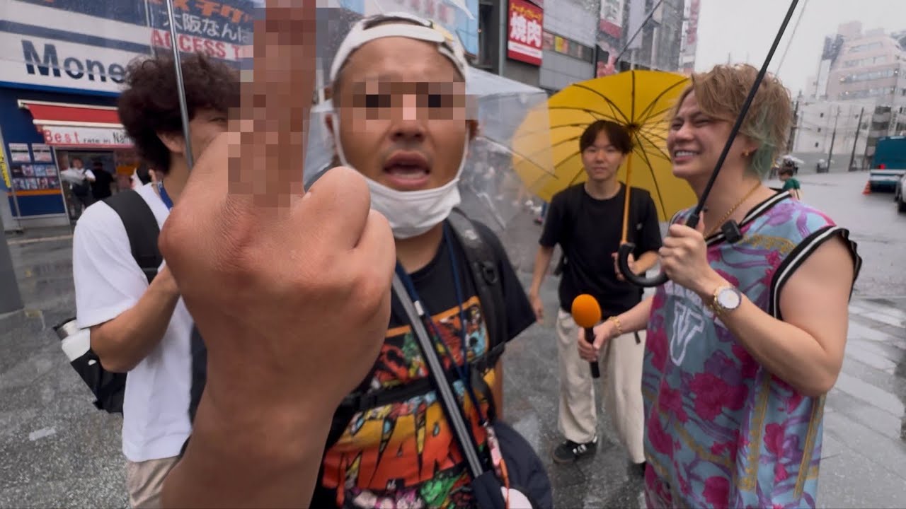 【ガチ緊急】参政党神谷代表の演説に反参政党派が暴れて撮影中断、、、