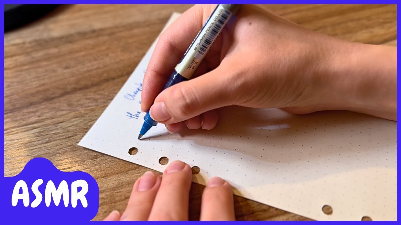 Crafting #2: Writing sounds on wooden desk | pencil, pen, marker