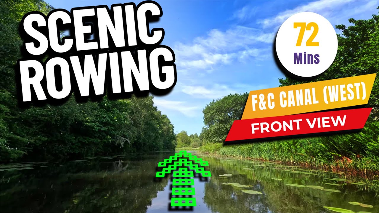 Scenic Rowing: Immersive 4K Journey on the Forth and Clyde Canal, Scotland