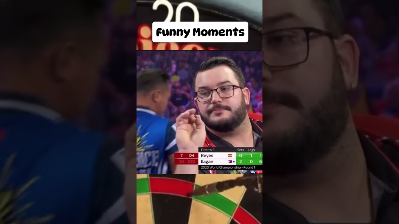 World Darts Championship Funny Moments (Reyes Vs Ilagan)