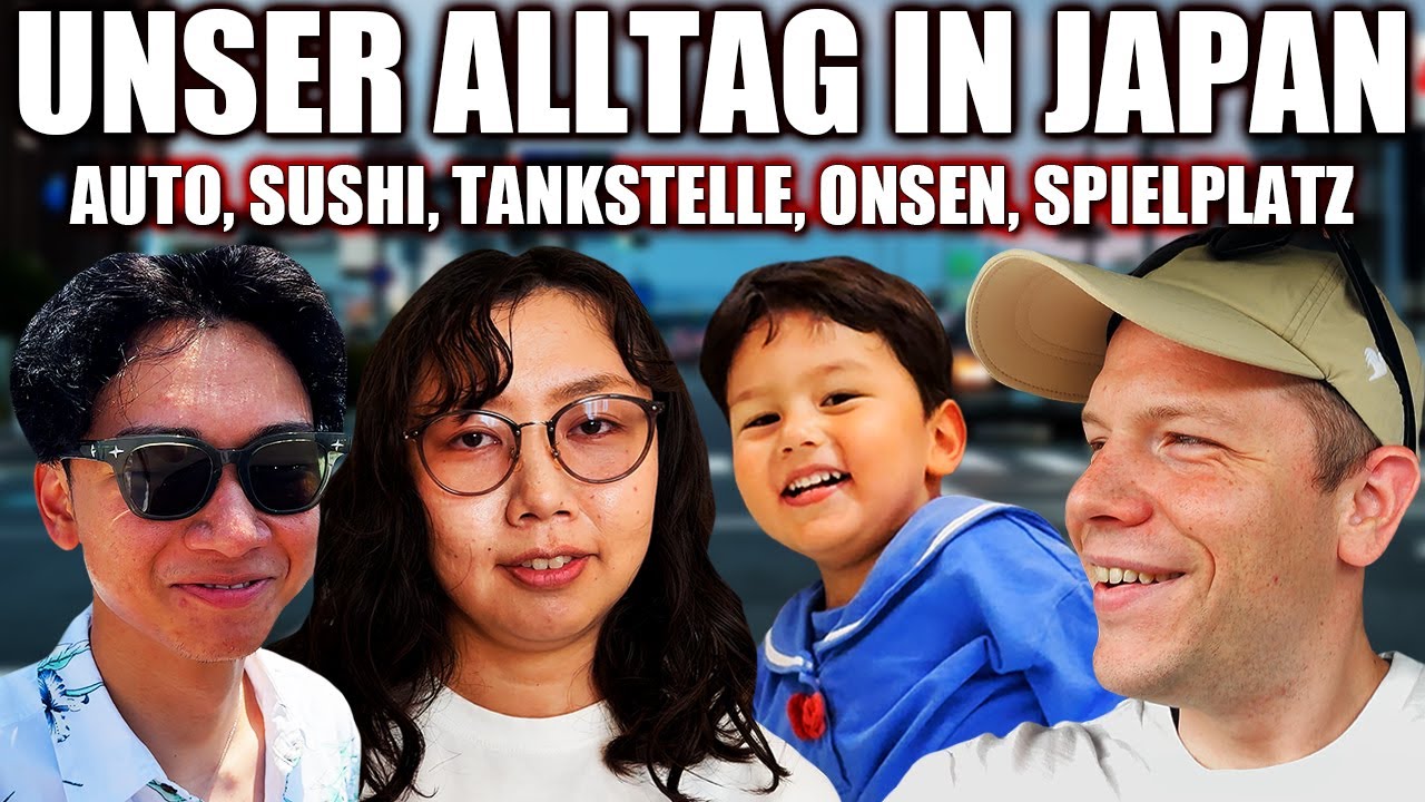 Unser Alltag in Japan - Auto, Sushi, Tankstelle, Onsen, Shopping Mall und riesen Spielplatz