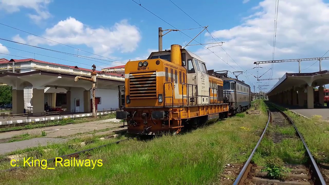Trenuri Ploiesti Sud + Echipa de trainspotteri/Trains in Ploiesti Sud station + Trainspotters team