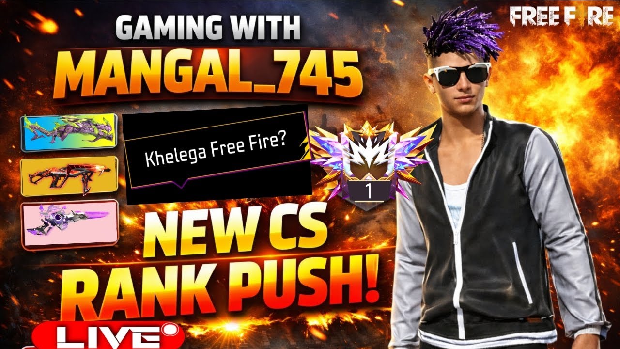 CS RANK NEW SEASON RANK PUSH TOP 1|| gamingwithMANGAL_745