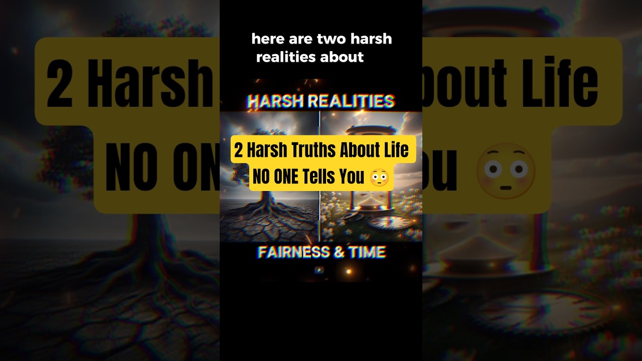 2 Harsh Truths About Life NO ONE Tells You 😳