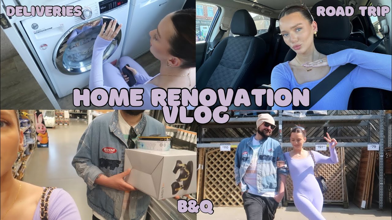 home update!! b&q trip, whats going on with the kitchen & deliveries