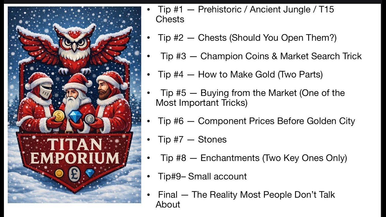 10 Shop Titans Tips That Make You Rich &ndash; Christmas Gift Edition