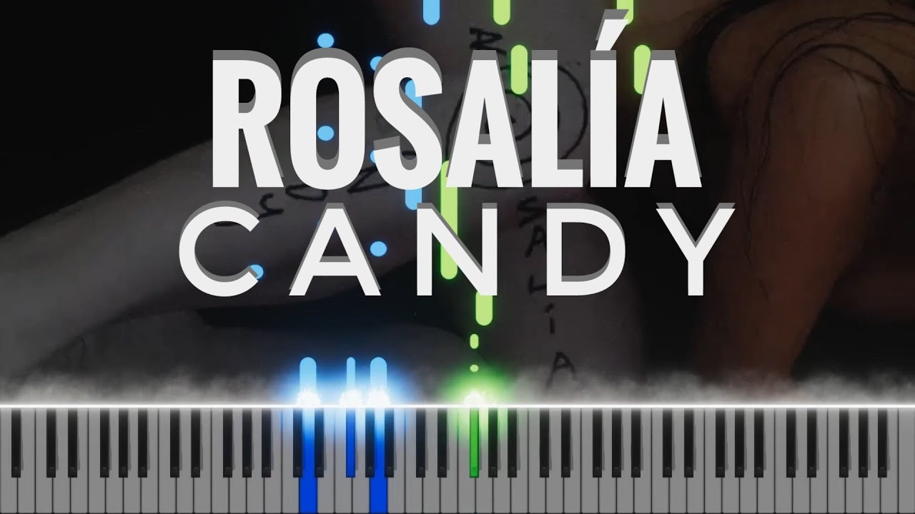 ROSALÍA - CANDY short piano cover | instrumental