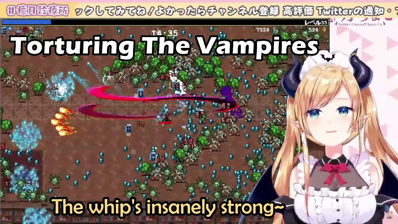 Choco-sensei Lashes Out Her Evolved Whip to Lay Waste on Any Vampire Who Dares to Touch Her