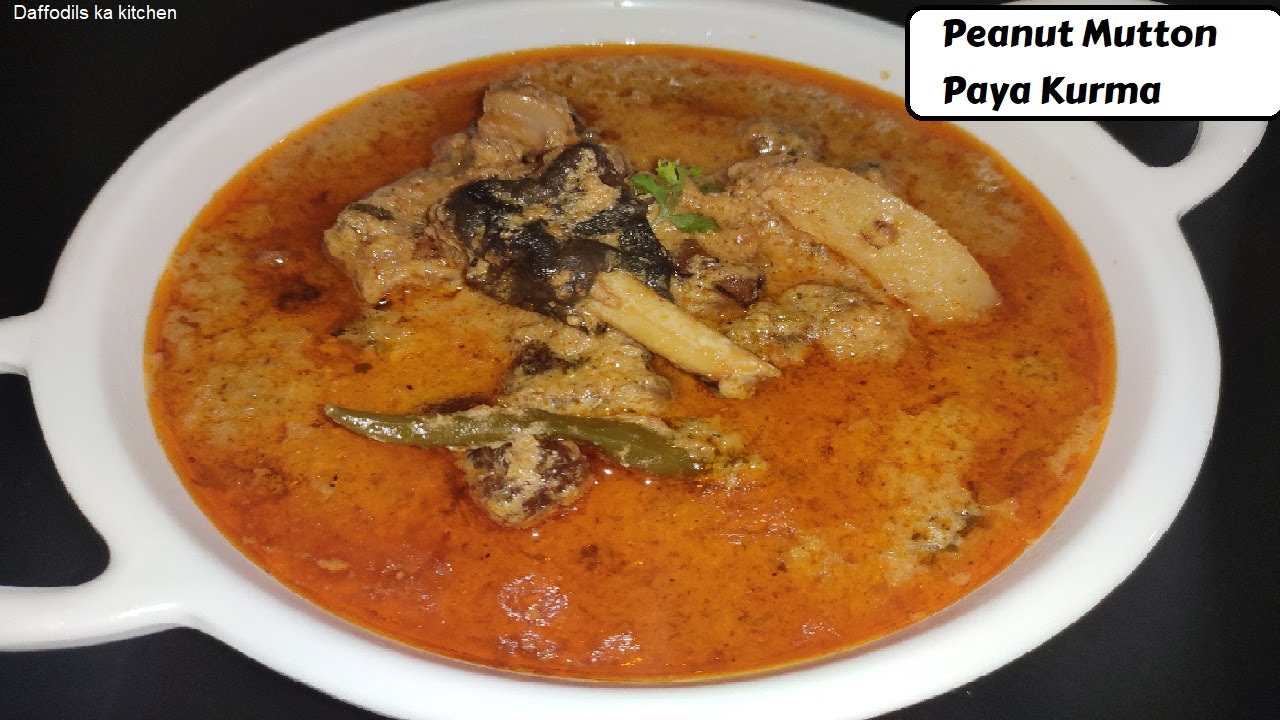 Peanut Mutton Paya Kurma