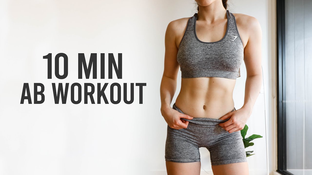 10 MIN AB/CORE WORKOUT AT HOME (real time & no equipment)