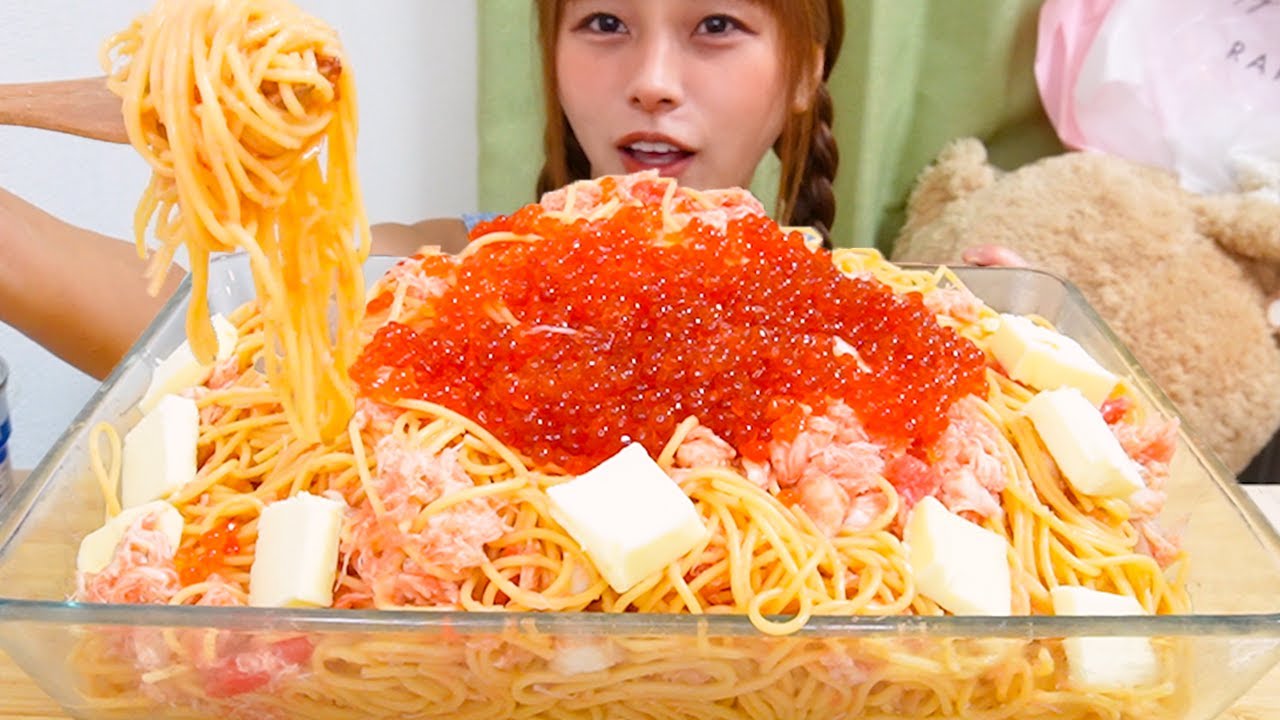 【大食い】海とバターのパスタ10人前