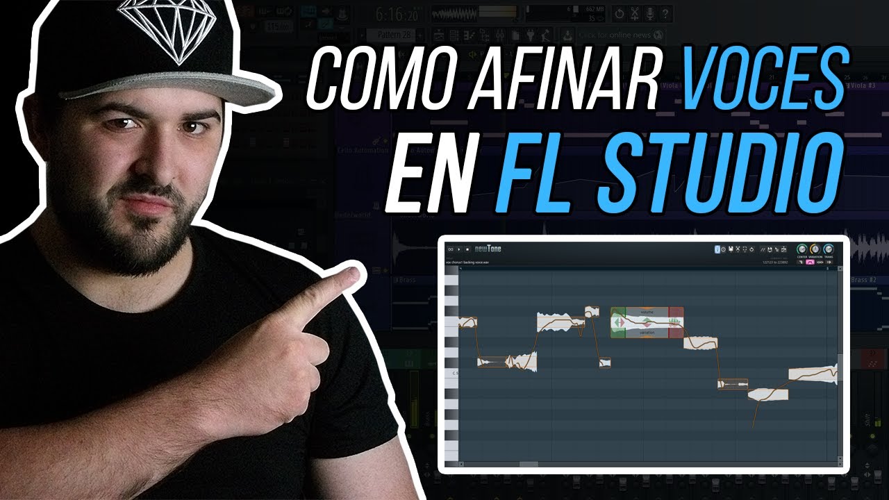 Cómo AFINAR VOCES en FL STUDIO 20 🍑 | Tutorial de Newtone 😎🙌