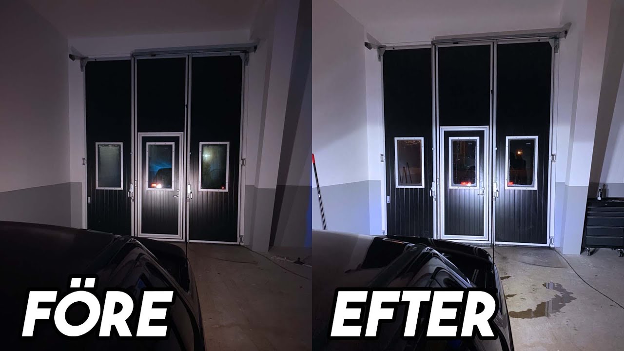 MONTERAR BACKLJUS PÅ NUMMERSKYLT S70
