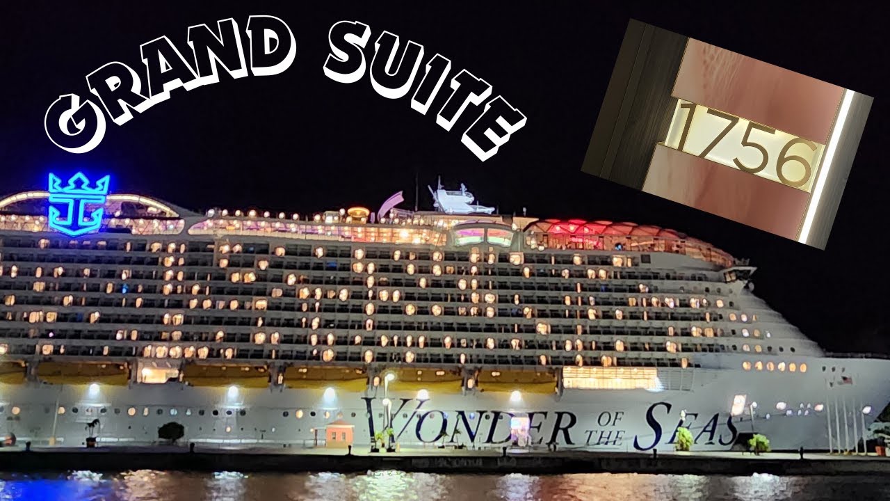 Wonder of the Seas 1BR Grand Suite Tour | Room 1756