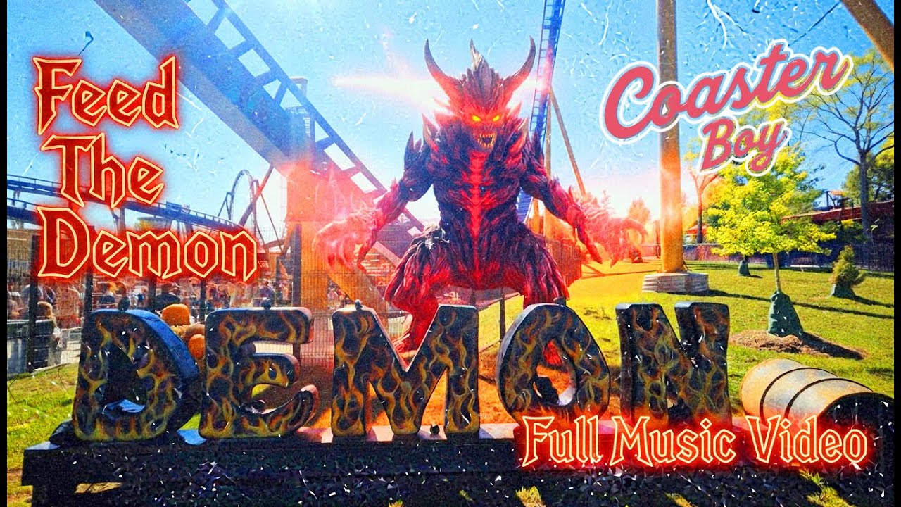 Feed The Demon - Coaster Tunes (Music Video) Great America Vol 1
