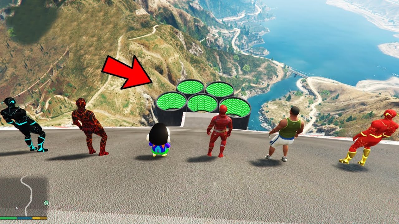 Franklin New Ultra Long Ramp Booster Challenge In GTA 5