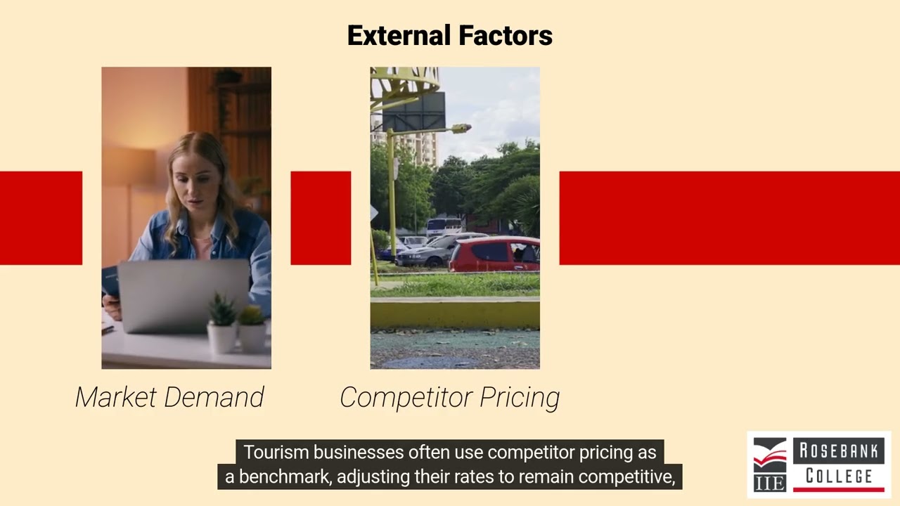 The influences of internal and external factors that guide pricing decision and strategies (LU2/LO1)