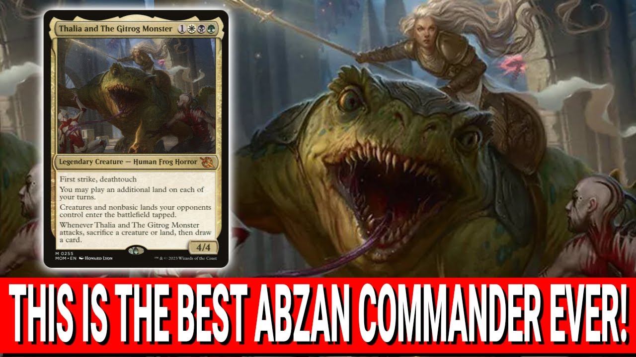 EDH/Commander Thalia and the Gitrog Monster Deck Tech Card by Card