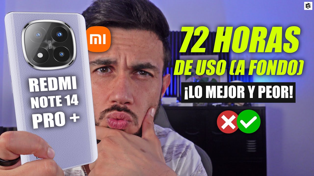SIN SENTIDO!🤔Xiaomi REDMI NOTE 14 PRO PLUS: REVIEW de USO REAL