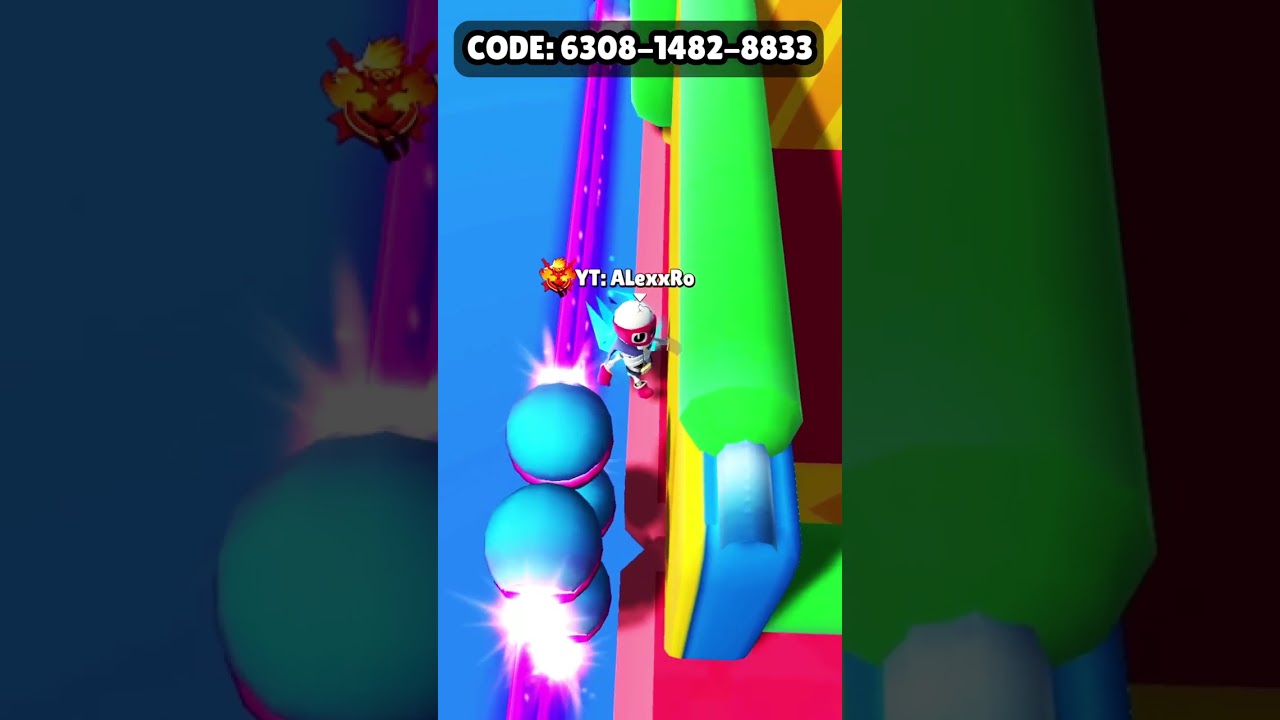 New Block Dash map for training (with respawn) #shortsviral #stumbleguys #newmap #workshop #shorts